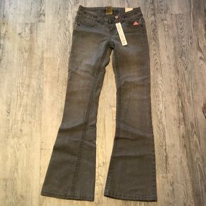 NWT Bubblegum gray jeans size 5/6 skinny leg